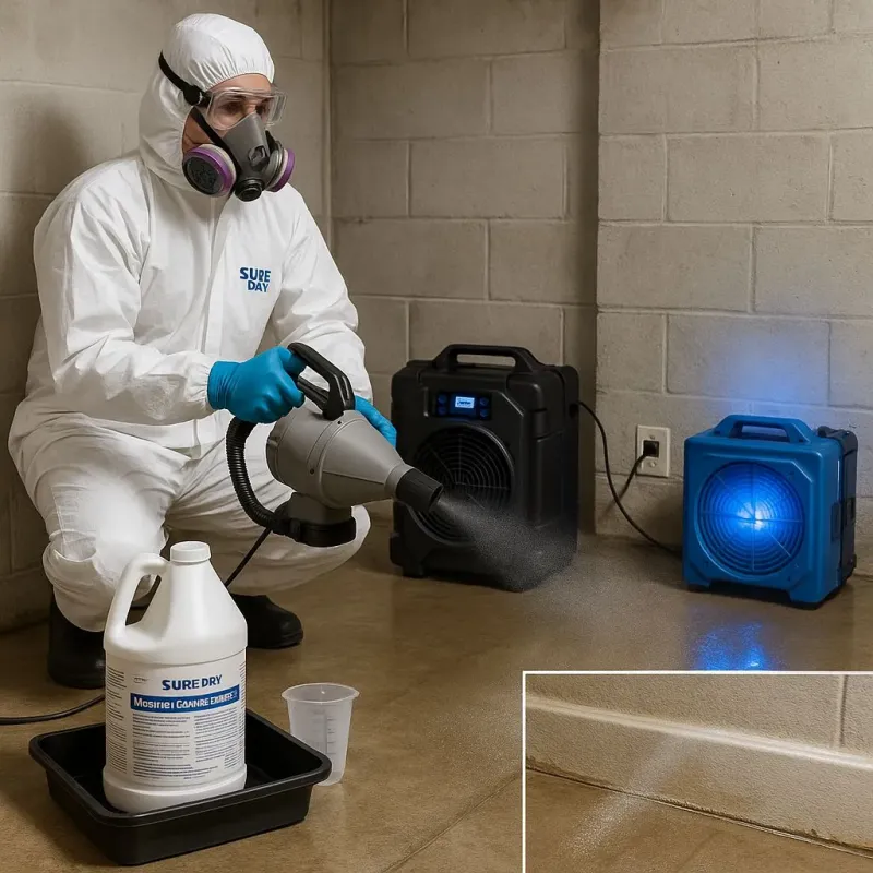 Sanitization and Odor Removal process in Rogers, MN