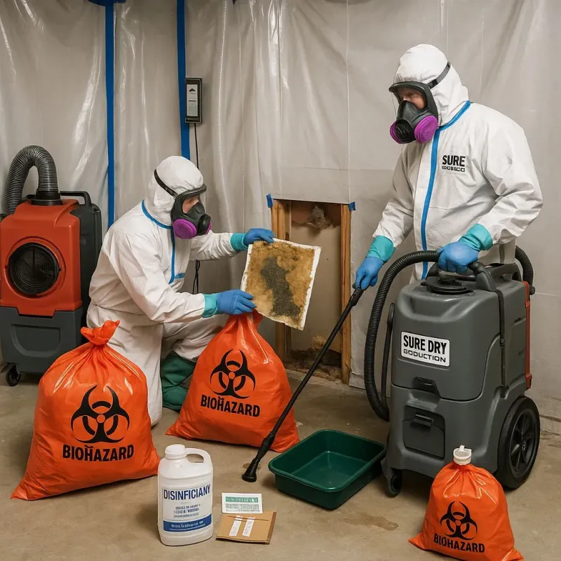 Contaminated Water Handling Protocols process in Rogers, MN