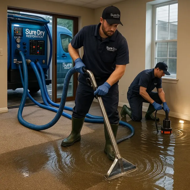 Water Extraction and Removal process in Rogers, MN